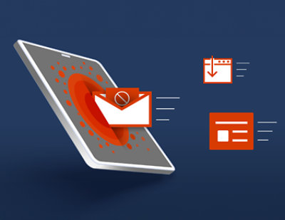  A tablet with a message on it