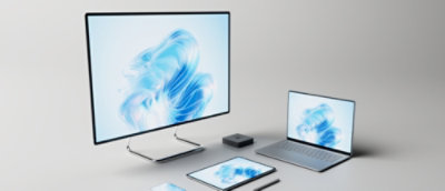 Un portátil y un monitor de ordenador que muestran un pájaro.