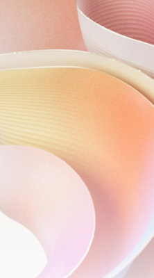 A close-up of a spiral image with orange and pink color combination