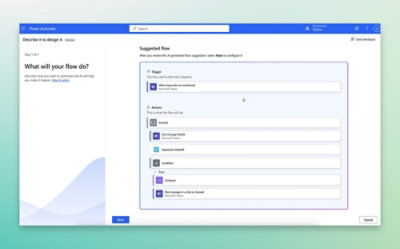 Ein Computerbildschirm, auf dem ein Flussdiagramm angezeigt wird.
