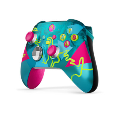 Front right angle of the Xbox Wireless Controller – Forza Horizon 6 Limited Edition