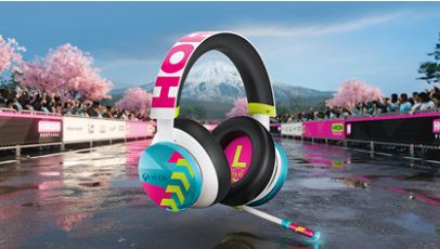 Vorderansicht des Xbox Wireless Headset – Forza Horizon 6 Limited Edition.