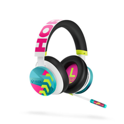 Front right angle of the Xbox Wireless Headset – Forza Horizon 6 Limited Edition