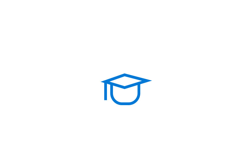 Graduation hat icon.