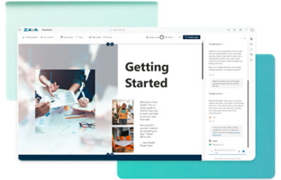 A screenshot of a computer screen displaying a page design in SharePoint