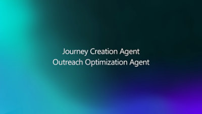 Journey creation agent outreach optimization agent