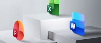 A white cube with green and blue squares and the letters X, W, P.