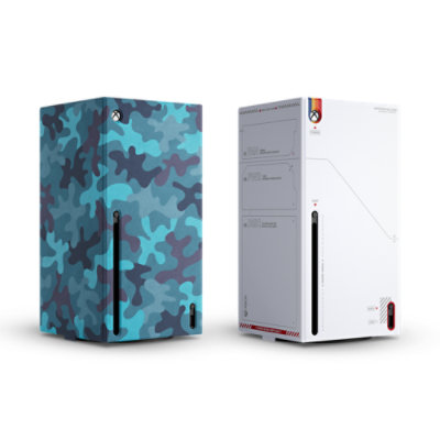 Image de deux consoles Xbox Series X.