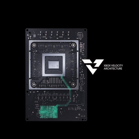 Internal components for XBOX Series X velocity architecture.