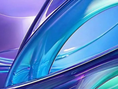 A close-up of a blue and purple background.