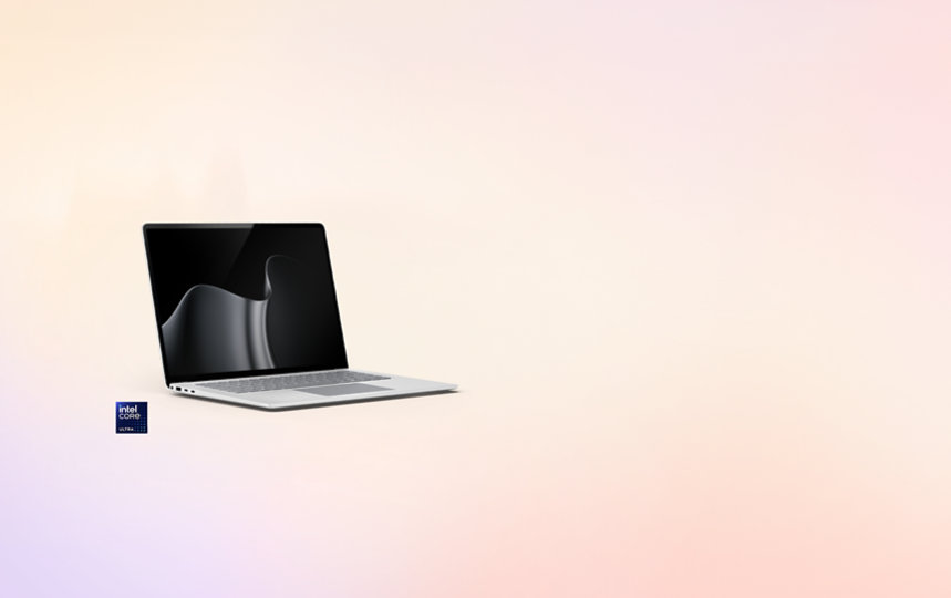 Un dispositivo Surface Laptop per le aziende, Copilot+ PC con processori Intel® Core™ Ultra (serie 2).