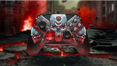 Front view of the Gears of War: E-Day Limited Edition XBOX Wireless Controller.