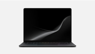 15-inch 8th Edition Black Surface Laptop Front View