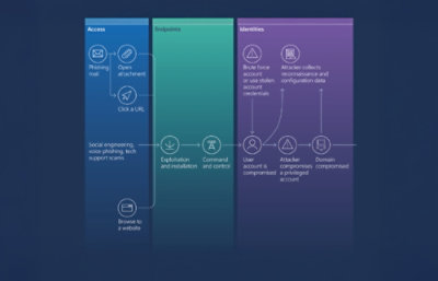 A screenshot of a computer screen showing a blue box with the letter V in white text.