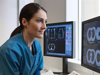 Osoba u laboratoriji drži cev sa tečnošću.