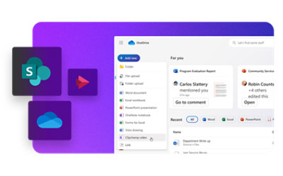 A screenshot of a computer screen showing one drive folder