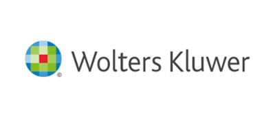 Logo of Wolters Kluwer featuring a multicolored grid icon next to the company name.