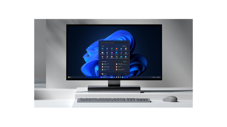 Image of a Windows 11 Pro all-in-one laptop device