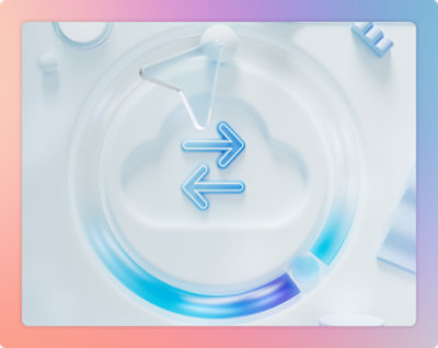 A close-up of a cloud.