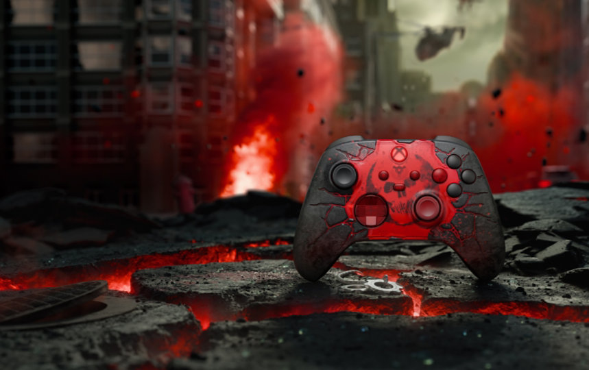 Vorderansicht vom Gears of War: E-Day Limited Edition XBOX Wireless Controller