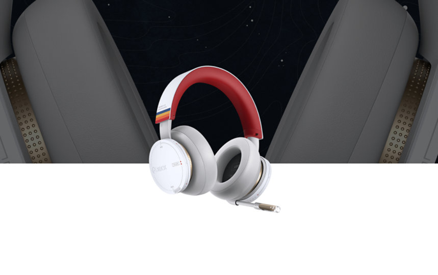 Front of the Xbox Wireless Headset - Starfield Limited Edition