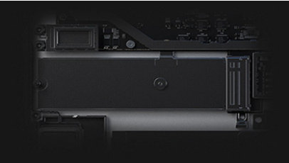The internal hardware of Surface Laptop Studio.