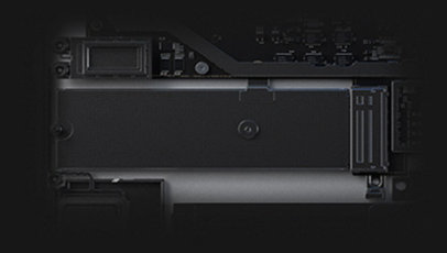 Surface Laptop Studion laitteisto sisältäpäin