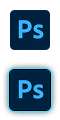 Adobe Photoshop ロゴ。