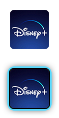 Symbol für Disney +