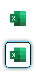 Microsoft Excel ロゴ。