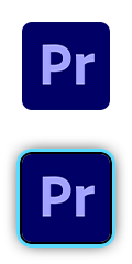 Adobe Premiere ロゴ。