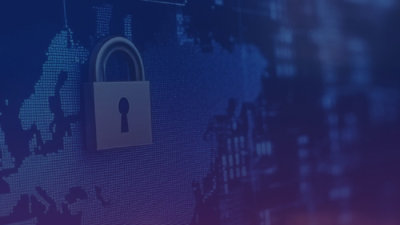 A close-up of a lock mounted on a wall.