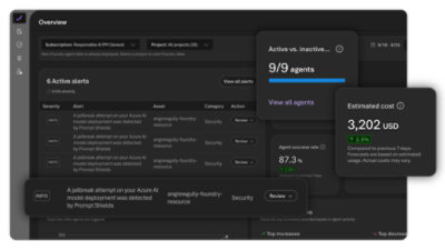 A screenshot of a computer screen about Microsoft foundry Overview.