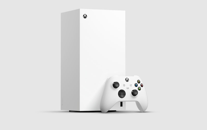 Microsoft xbox series x 1 tb bela all-digital igralna konzola s kontrolerjem