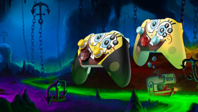 Xbox ワイヤレス コントローラー スポンジ・ボブ スペシャル エディション コントローラーの画像