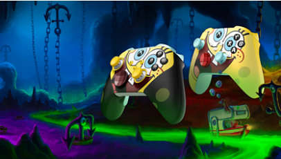 Xbox ワイヤレス コントローラー スポンジ・ボブ スペシャル エディション コントローラーの画像 