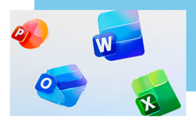 A Screen showing Microsoft 365 apps