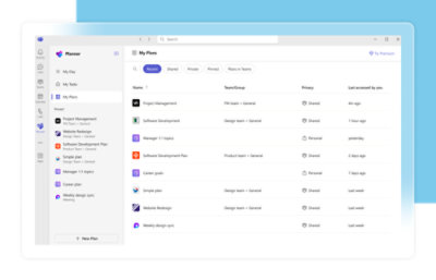 A screen showing teams app open