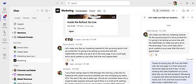  A screenshot of Microsoft teams