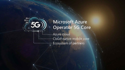 Microsoft Azure Operator 5G Core with Azure Cloud, Cloud-native mobile core and an ecosystem of partners.
