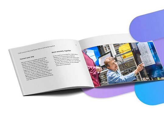 Eine Seite eines E-Books zur Remotearbeit