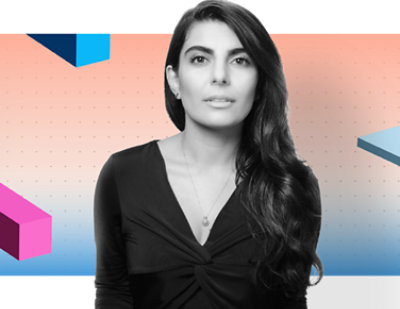 A girl with long hair