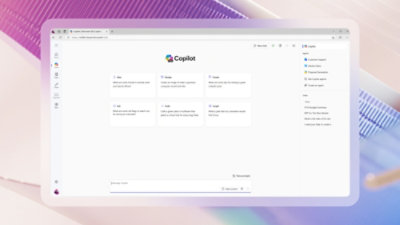 A computer screen displaying Copilot.