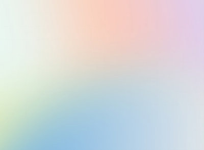 A smooth gradient background transitioning from soft pastel colors including light blue, pink, yellow, and green.