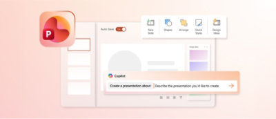 A screenshot displaying a logo with the letter P on a computer screen.