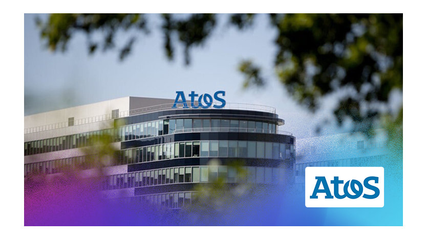 Façade du bâtiment de la société Atos