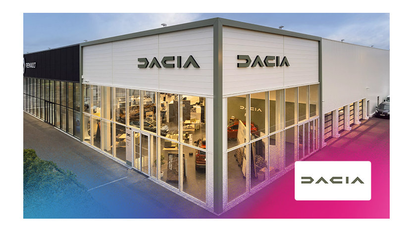 Façade du bâtiment de la société DACIA