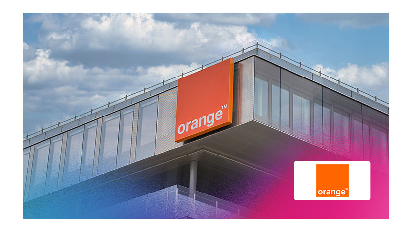 Façade du bâtiment de la société orange TM