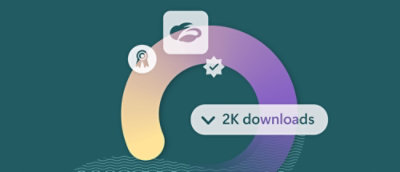 A screenshot of a phone screen with v 2K downloads text displayed.