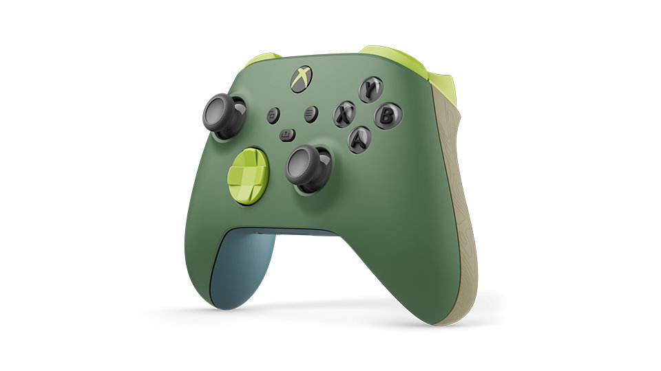 Rechterzijaanzicht van de Xbox draadloze controller – Remix Special Edition